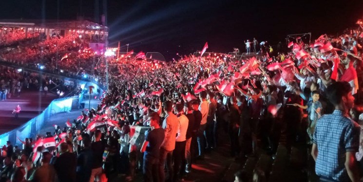 ادامه جشن‌ پیروزی بشار اسد در سراسر سوریه+تصاویر