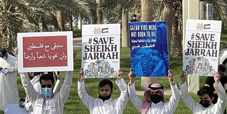 تظاهرات در کویت و قطر برای اعلام همبستگی با ملت فلسطین