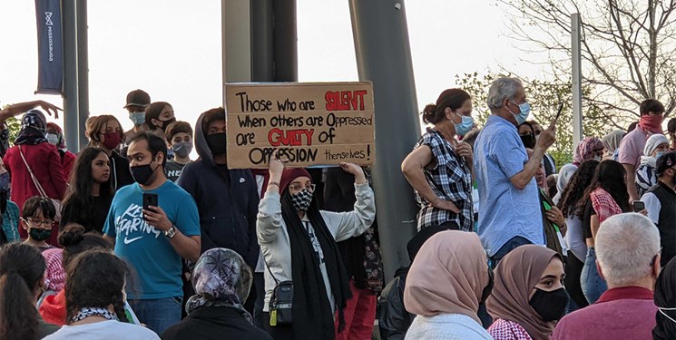 تظاهرات هزاران نفری در شهرهای مختلف کانادا در حمایت از فلسطین