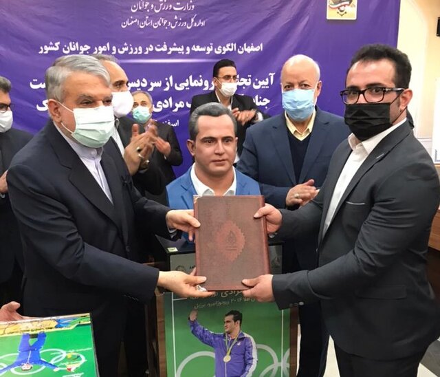 تقدیر صالحی امیری از تلاش سهراب مرادی برای کسب سهمیه المپیک