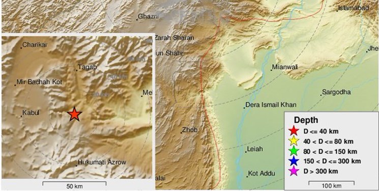 زلزله کابل را لرزاند
