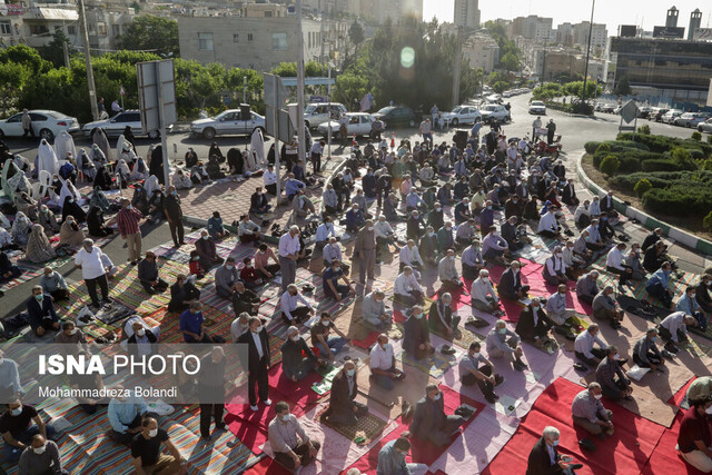 نماز عیدفطر بدون مشکل خاصی در تهران برگزار شد
