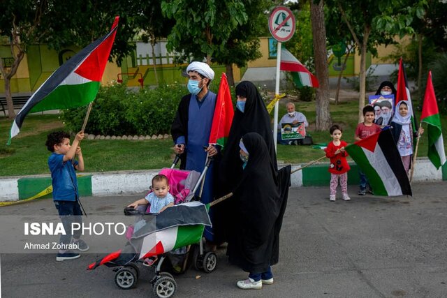 گردهمایی کودکان تهرانی به یاد کودکان مظلوم فلسطین در روز دوشنبه