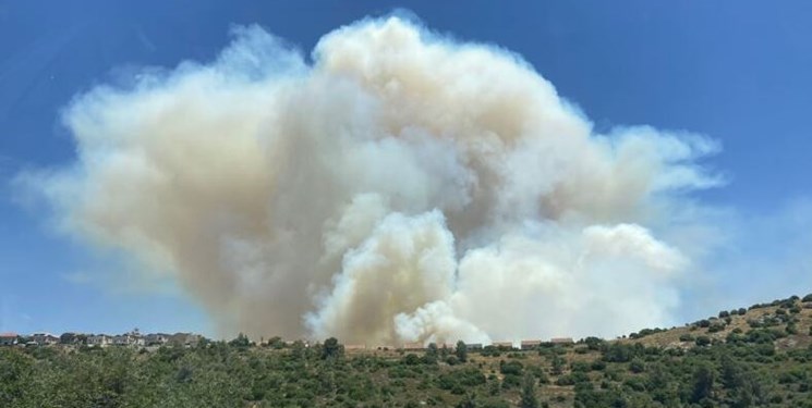آتش‌سوزی بزرگ در جنوب غرب قدس؛ دستور تخلیه شهرک صادر شد