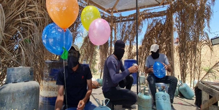 بالن‌های آتش‌زای فلسطینیان موجب ۲۲ آتش‌سوزی در شهرک‌های صهیونیست‌نشین شد