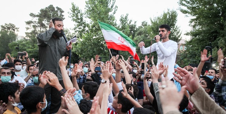 جشن خیابانی ۵ مداح به مناسبت دهه کرامت در شمال تهران