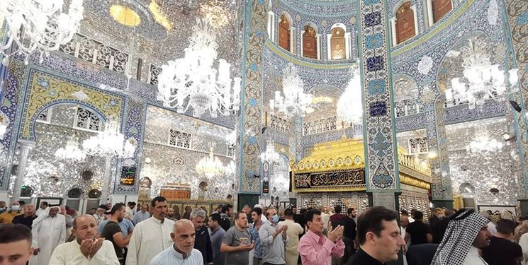 عزاداری شهادت امام صادق(ع) در حرم‌های سوریه+عکس و فیلم