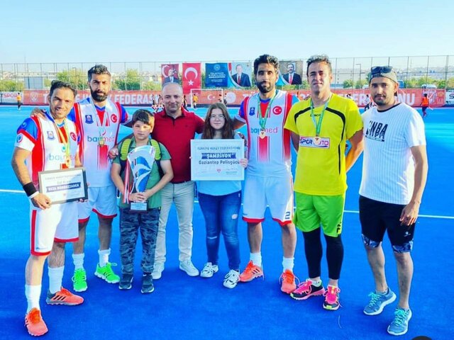 قهرمانی مجدد پلیس گوجو در سوپر لیگ هاکی ترکیه با ۴ بازیکن ایرانی