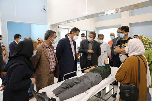 بازدید هیئتی از سازمان بازرسی کل کشور بر نحوه خدمات‌رسانی به مراجعین در بیمارستان میلاد