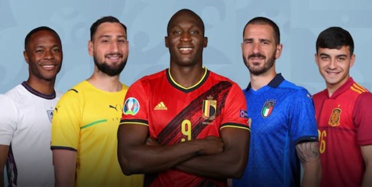 تیم منتخب یورو 2020 | غیبت عجیب رونالدو و حضور 3 نماینده از انگلیس +عکس