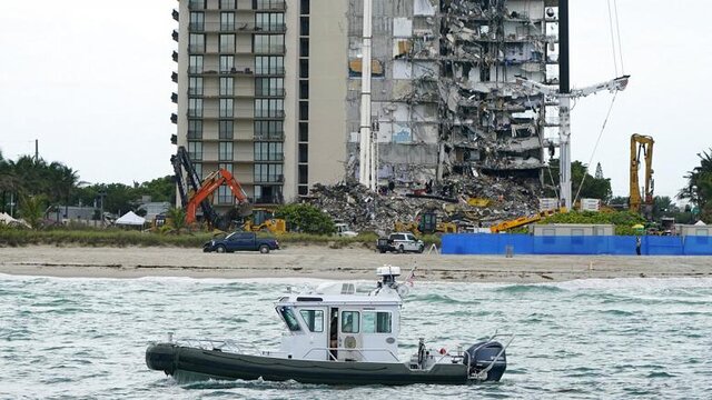 سرنوشت نامعلوم دهها سکنه ساختمان فروریخته در “میامی” / تعداد کشتهها به ۱۸ تن رسید سرنوشت نامعلوم دهها سکنه ساختمان فروریخته در “میامی” / تعداد کشتهها به ۱۸ تن رسید