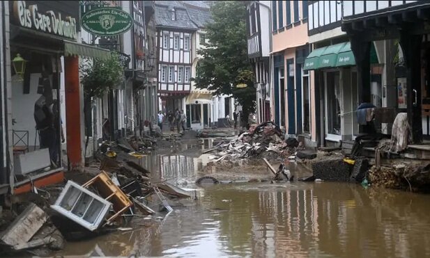 عامل سیلاب های مرگبار در غرب اروپا