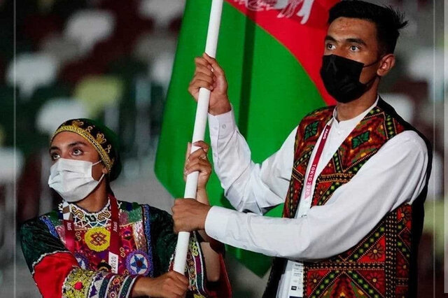اعلام همبستگی با مردم افغانستان در افتتاحیه پارالمپیک ۲۰۲۰ توکیو