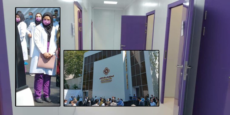 افتتاح ساختمان نیمه‌کاره «بنفش» در روز آخر دولت با حضور دختر رئیس جمهور