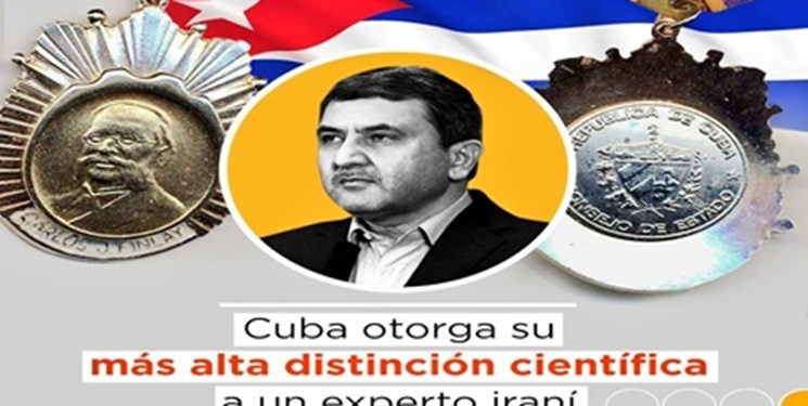 اهدای جایزه ملی «کارلوس جی فینلای» کوبا به رئیس انستیتو پاستور ایران
