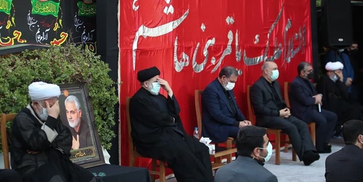برگزاری مراسم عزاداری عاشورای حسینی با حضور رئیس جمهور برگزاری مراسم عزاداری عاشورای حسینی با حضور رئیس جمهور