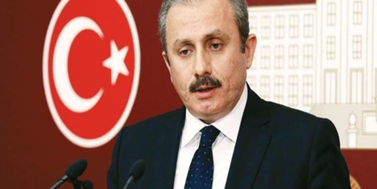 رئیس مجلس ترکیه برای مراسم تحلیف ریاست جمهوری وارد تهران شد