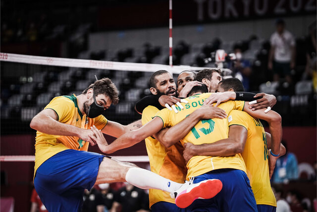 سامورایی‌ها مقابل والیبال برزیل زانو زدند/ برزیل – روسیه فینال زودهنگام المپیک