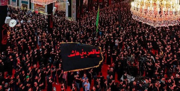 عزاداری پرشور ایرانیان در کربلا همزمان با شب تاسوعا+فیلم عزاداری پرشور ایرانیان در کربلا همزمان با شب تاسوعا+فیلم