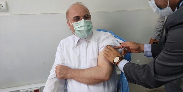قالیباف اولین دوز واکسن برکت را دریافت کرد