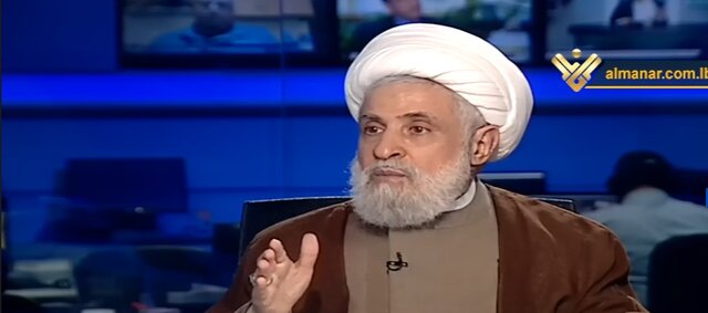 نعیم قاسم: رئیس جمهور ایران مقاومت را نمونه‌ای استثنائی در لبنان ‌و منطقه می‌داند