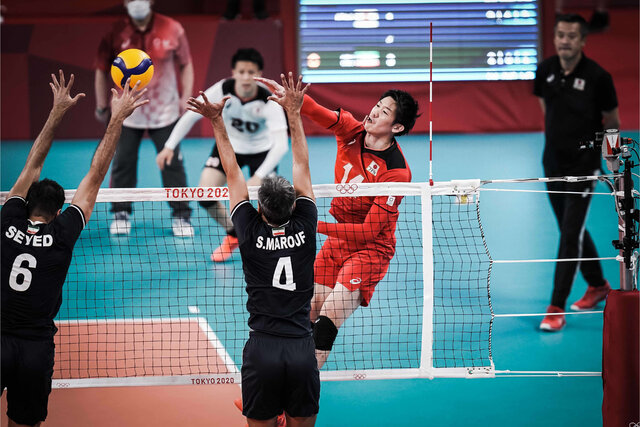 “نیشیدا” ستاره بازی والیبال ایران و ژاپن