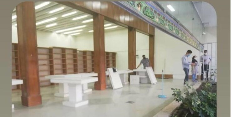 یک کتابفروشی بزرگ در مشهد، داروخانه کروناییها شد+عکس یک کتابفروشی بزرگ در مشهد، داروخانه کروناییها شد+عکس