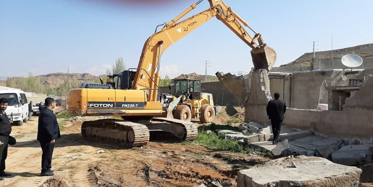آزادسازی ۲۰ هزار متر مربع از اراضی بستر رودخانه مرجی خانی آزادسازی ۲۰ هزار متر مربع از اراضی بستر رودخانه مرجی خانی
