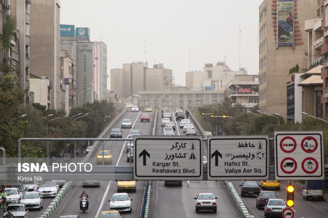 آسمان تهران و البرز غبارآلود شد آسمان تهران و البرز غبارآلود شد