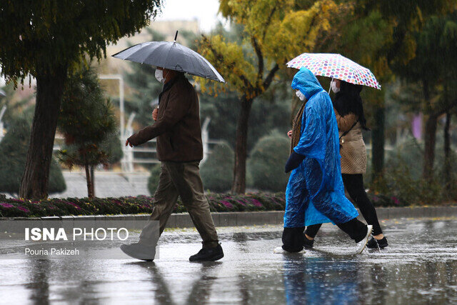 احتمال رگبار باران در برخی استان‌ها