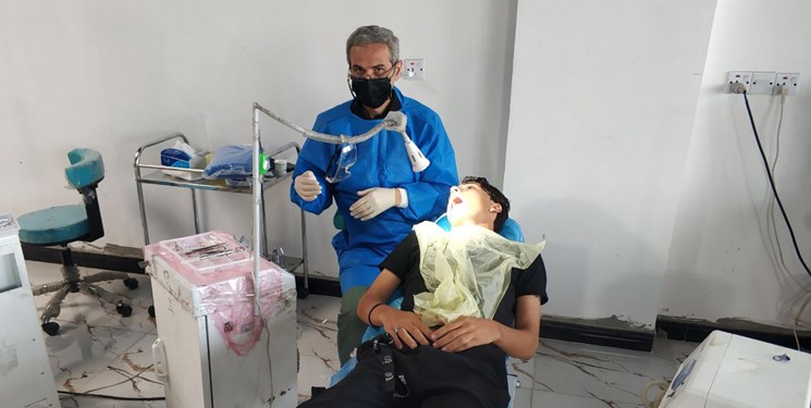 ارائه خدمات دندانپزشکی به زائران اربعین/ روازنه ۲۰۰ نفر ویزیت می‌شوند+عکس و فیلم