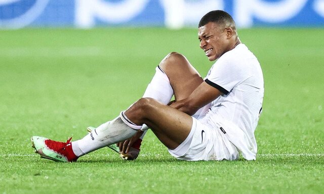 خبر بد برای PSG/ ام باپه مصدوم شد
