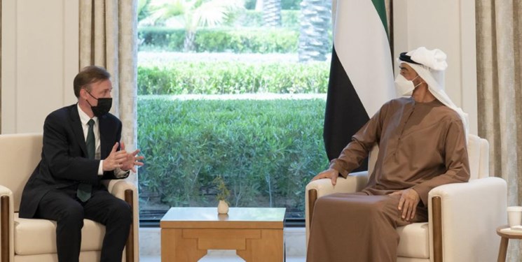 رایزنی مقام ارشد آمریکا با ولی‌عهد ابوظبی درباره تحولات منطقه