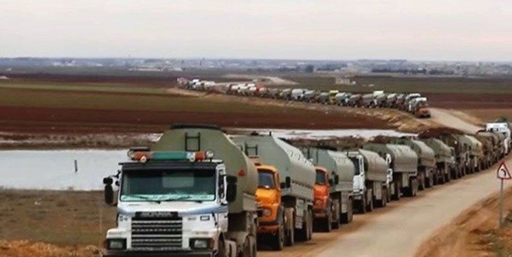 آمریکا یک محموله جدید از نفت سرقتی سوریه را به عراق منتقل کرد