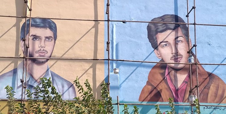 ترسیم تمثال شهدا در بزرگراههای تهران ترسیم تمثال شهدا در بزرگراههای تهران