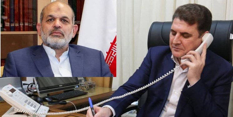 تماس تلفنی وزیر کشور با استاندار کرمان در پی وقوع زلزله در یزدانشهر زرند