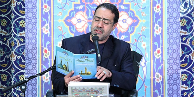 غلامرضازاده در جمکران ندبه می‌خواند