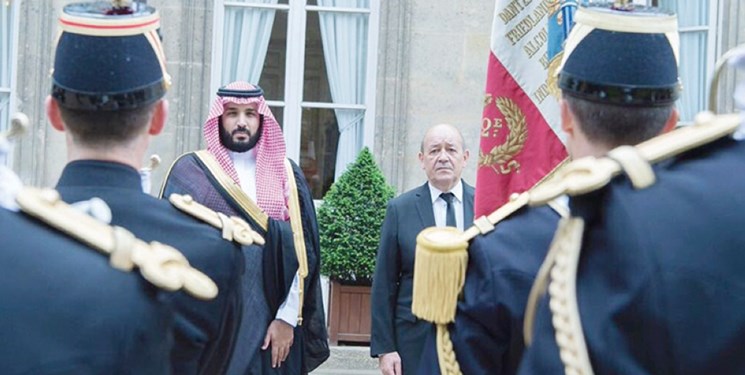 وزیر خارجه فرانسه با ولی‌عهد سعودی درباره پرونده هسته‌ای ایران گفت‌و‌گو می‌کند