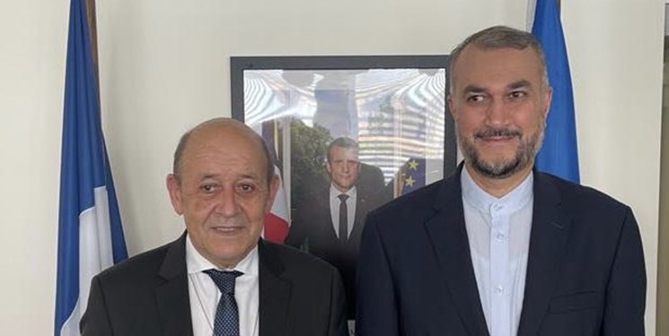امیرعبداللهیان خطاب به لودریان: با قدرت توان دفاعی کشور را افزایش می‌دهیم/ خواهان دست‌یابی به توافق خوب هستیم