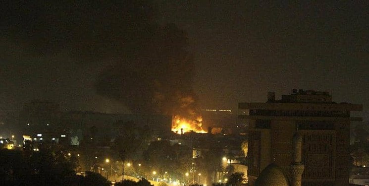 صابرین نیوز: 5 انفجار مهیب در منطقه سبز بغداد رخ داد