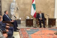 دیدار امیر عبداللهیان با رییس جمهور لبنان