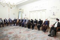 دیدار نوروزی رئیس‌جمهور با مقامات کشوری و لشکری
