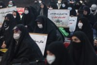 تجمع بانوان حوزوی و دانشگاهی در اعتراض به اظهارات فائزه هاشمی