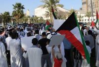 تظاهرات مردم کویت در حمایت از مسجدالأقصی