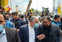 حضور وزیر دادگستری در راهپیمایی روز قدس