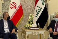 دعوت امیرعبداللهیان از همتای عراقی برای سفر به ایران دعوت امیرعبداللهیان از همتای عراقی برای سفر به ایران