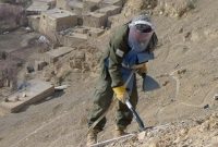طالبان: ۶۰۶ کیلومتر از خاک افغانستان آلوده به مین است