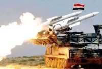 مقابله پدافند هوایی سوریه با حمله جنگنده‌های رژیم صهیونیستی
