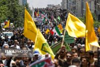 گزارش خبرنگاران ایسنا از راهپیمایی روز قدس ۱۴۰۱