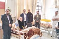 اقدام ارزشمند و ترویج فرهنگ پهلوانی توسط ورزشکاران با حضور در آسایشگاه ثارالله
